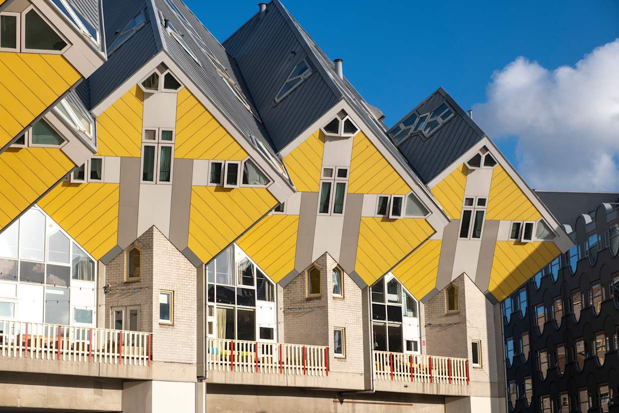 Cube houses in Rotterdam, Holland